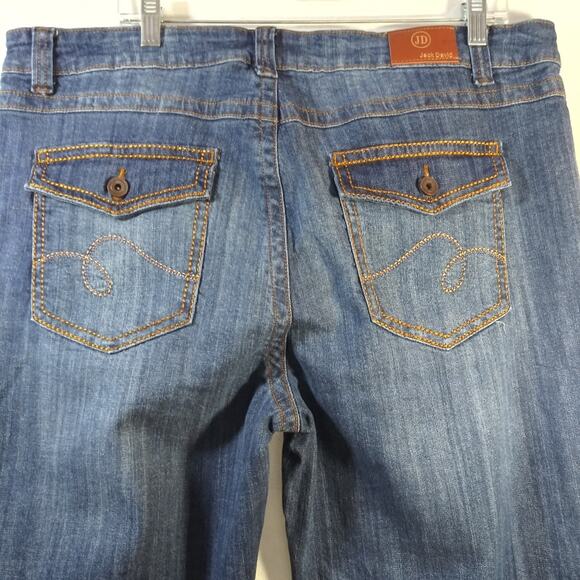 Jack David Blue Boot Cut Jeans Plus Size 24 - Picture 6 of 9